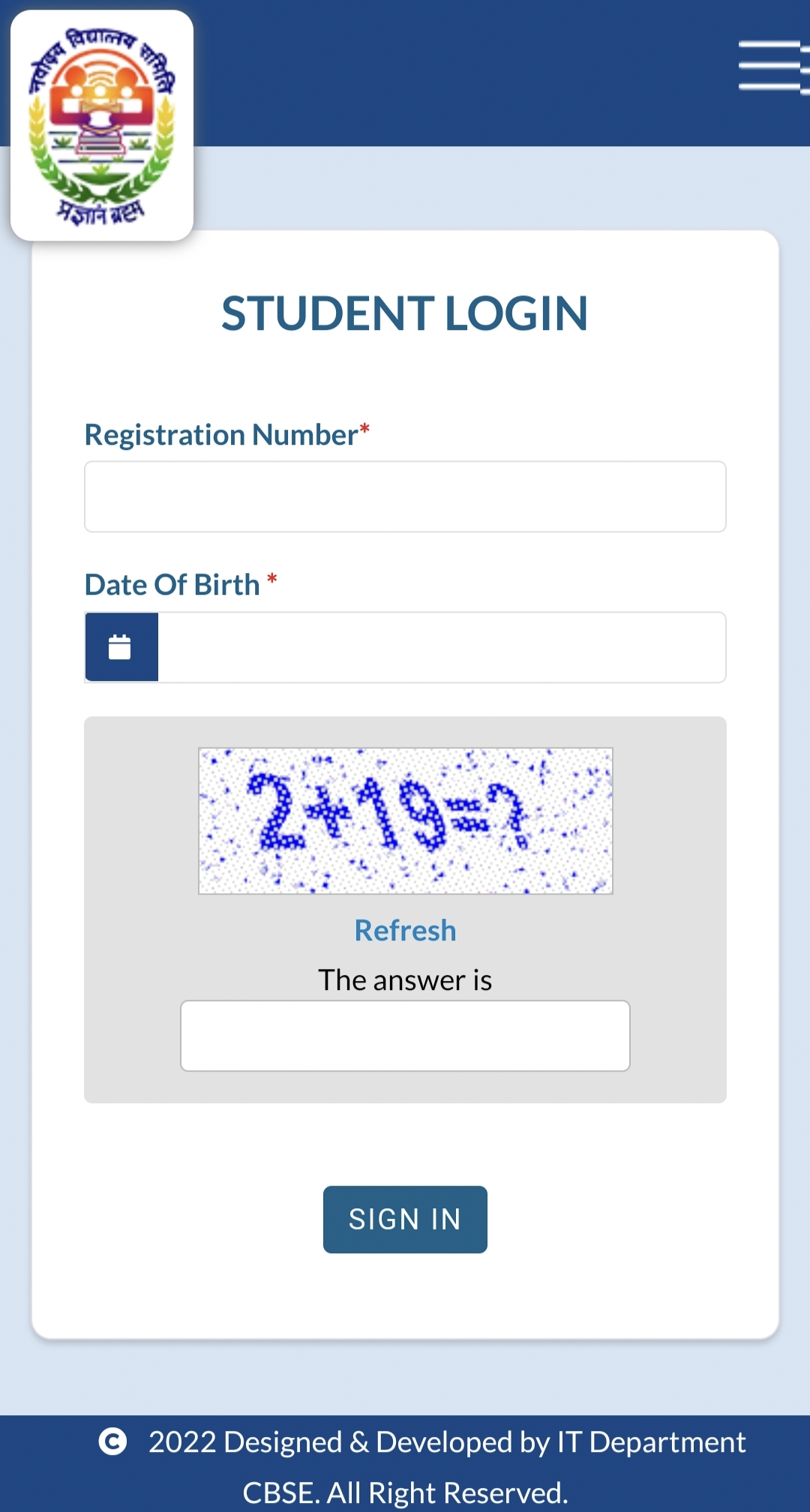 JNV Class 6th Entrance Test Admit Card HPExams in Jnv class 6th entrance test admit card hpexams in